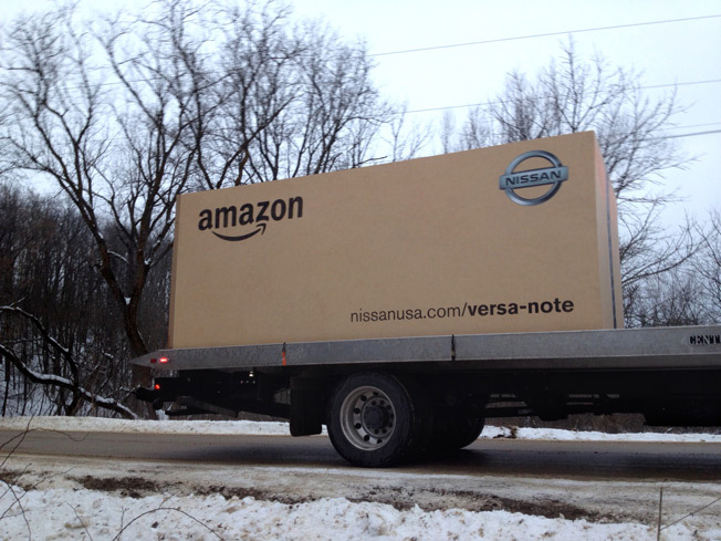Amazon的超巨大紙箱