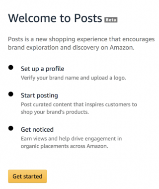 How to set up Amazon Posts - step 2